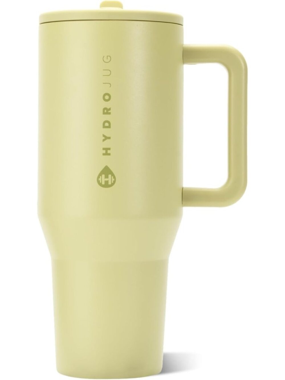 40oz Insulated Tumbler with Handle & Straw - Travel Mug, Olive Green Color